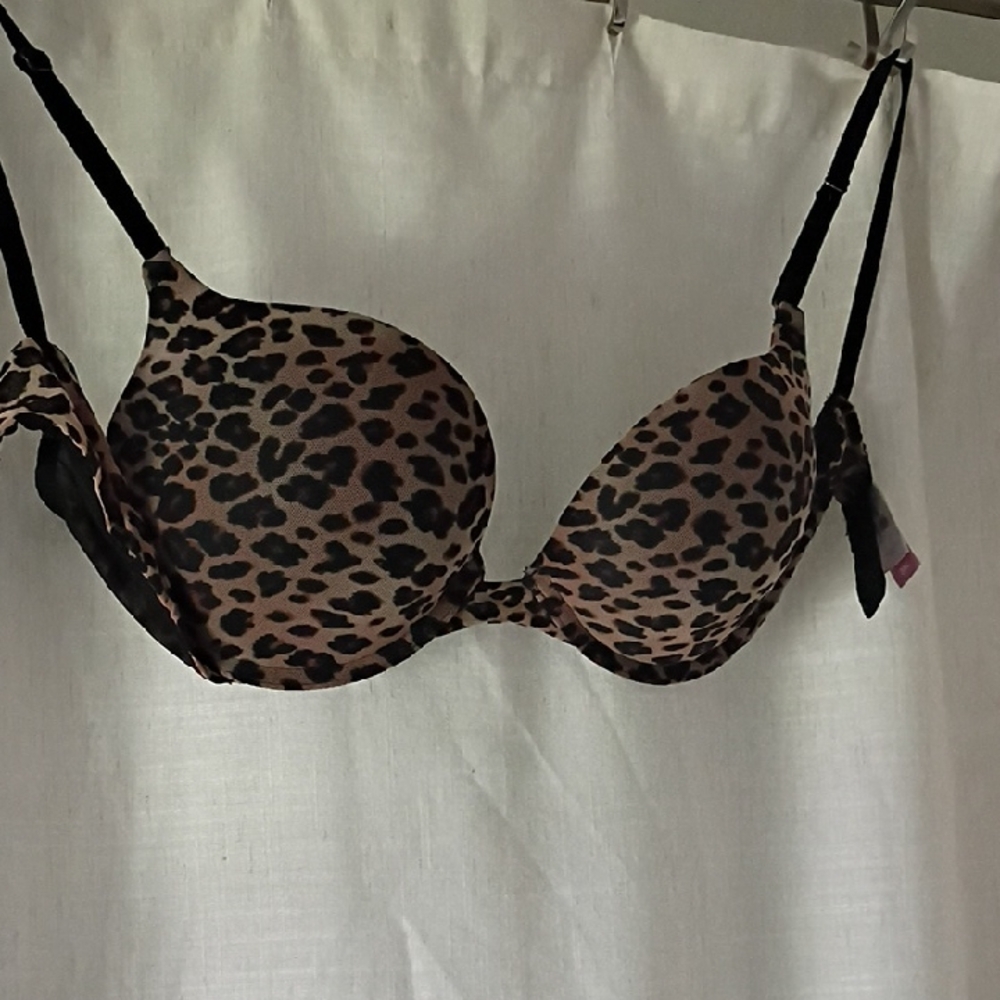 Secret Treasures Animal Print Bra 34c